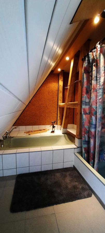 Fewo Im Alten Bahnhof Niederrossbach Bagian luar foto